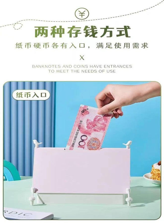 Azelf Camping Tent Piggy Bank Piggy Bank can be deposited or Removed Piggy Bank Tabletop Ornament,Good Looking View for Showcase - Image 3